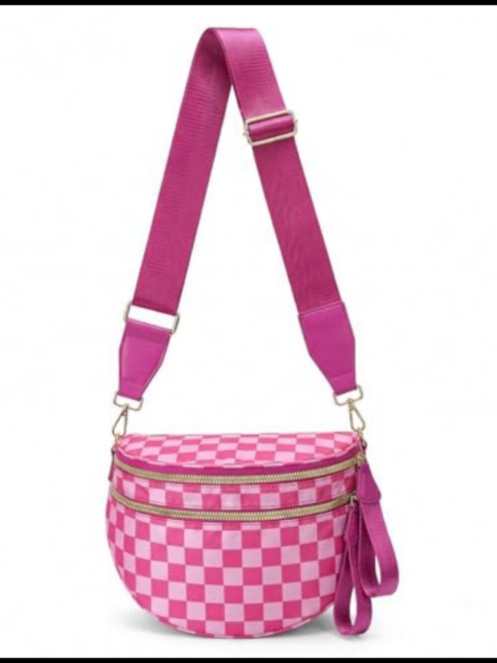 Nylon Crossbody Bag Adjustable Strap Fanny Pack Purse